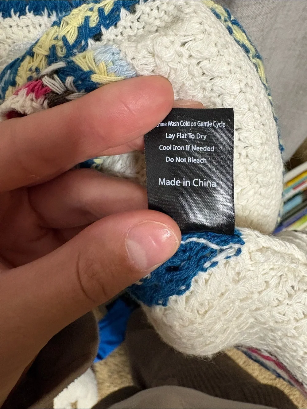 NWOT POL Cream Open-Knit Stripped Tank - Picture 5 of 5
